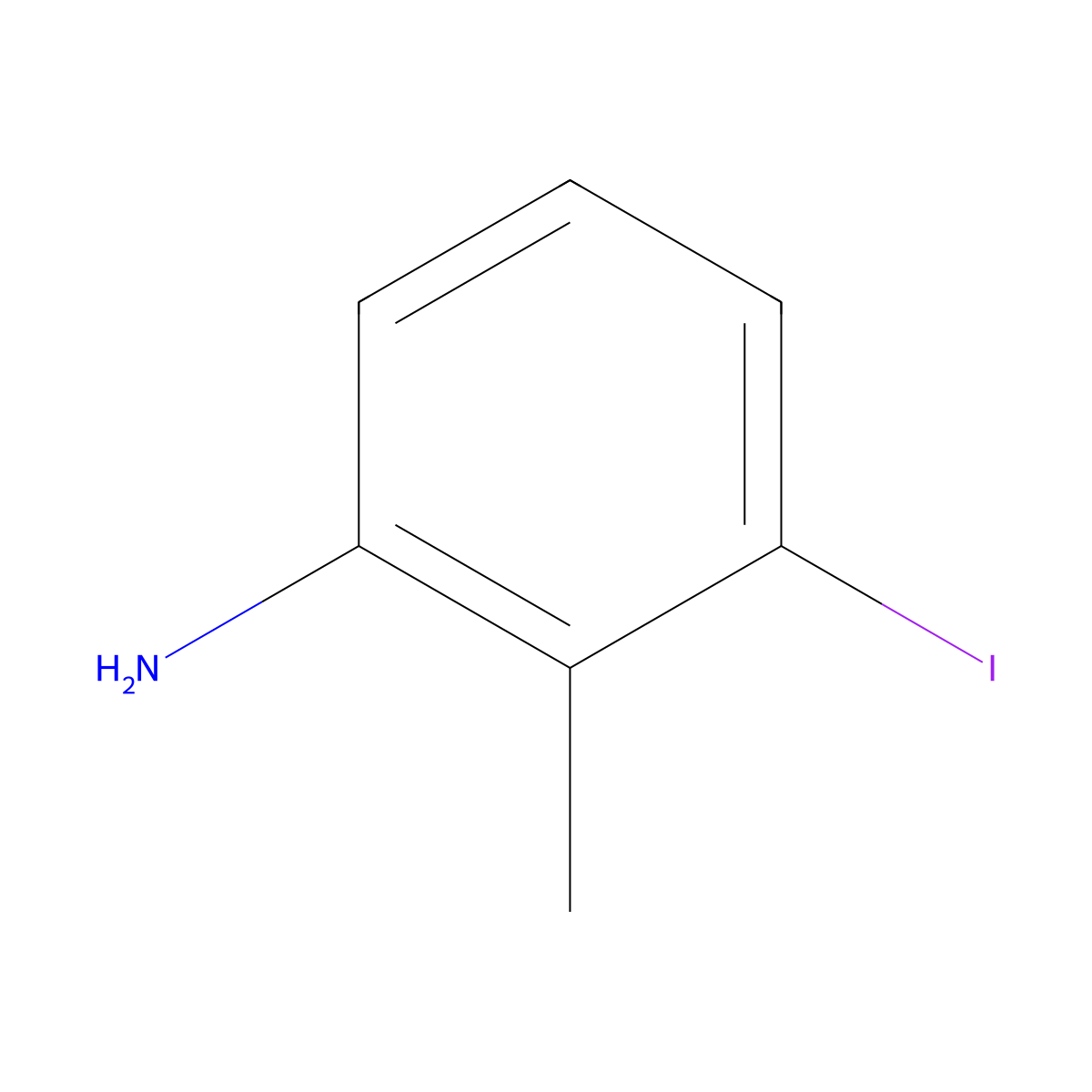 3-Iodo-2-methylaniline molecular structure, CAS 172681-47-9