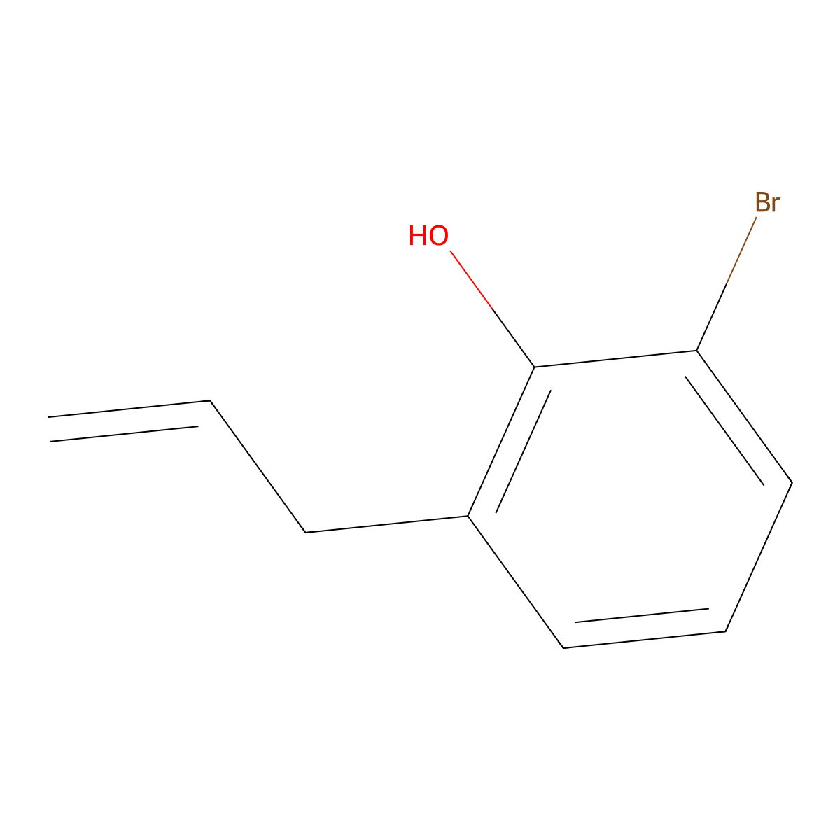 2-Bromo-6-(prop-2-en-1-yl)phenol molecular structure, CAS 17269-81-7