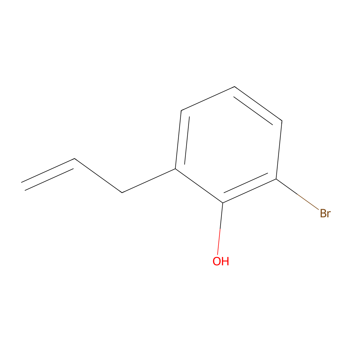 2-Bromo-6-(prop-2-en-1-yl)phenol molecular structure, CAS 17269-81-7