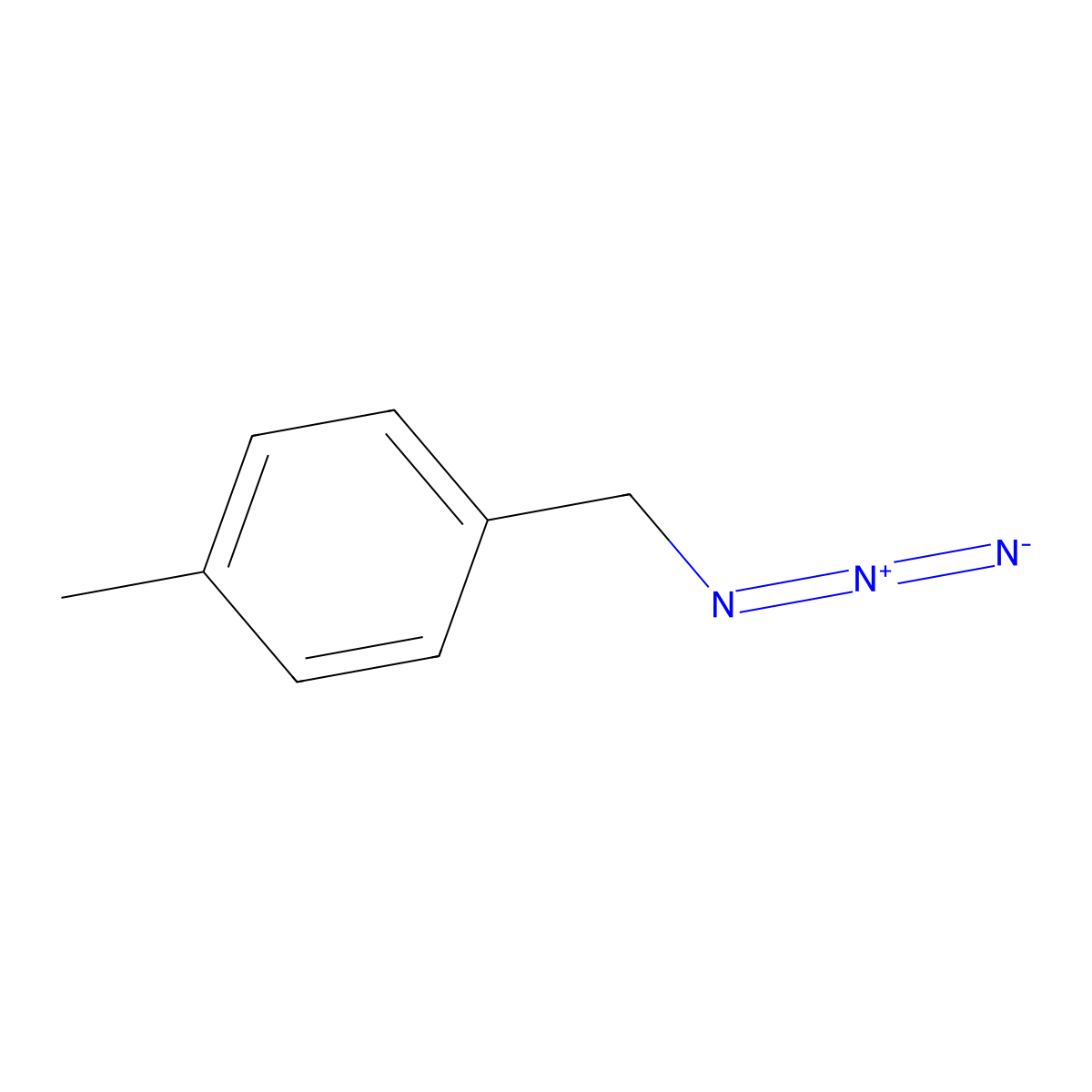 1-(Azidomethyl)-4-methylbenzene molecular structure, CAS 17271-89-5