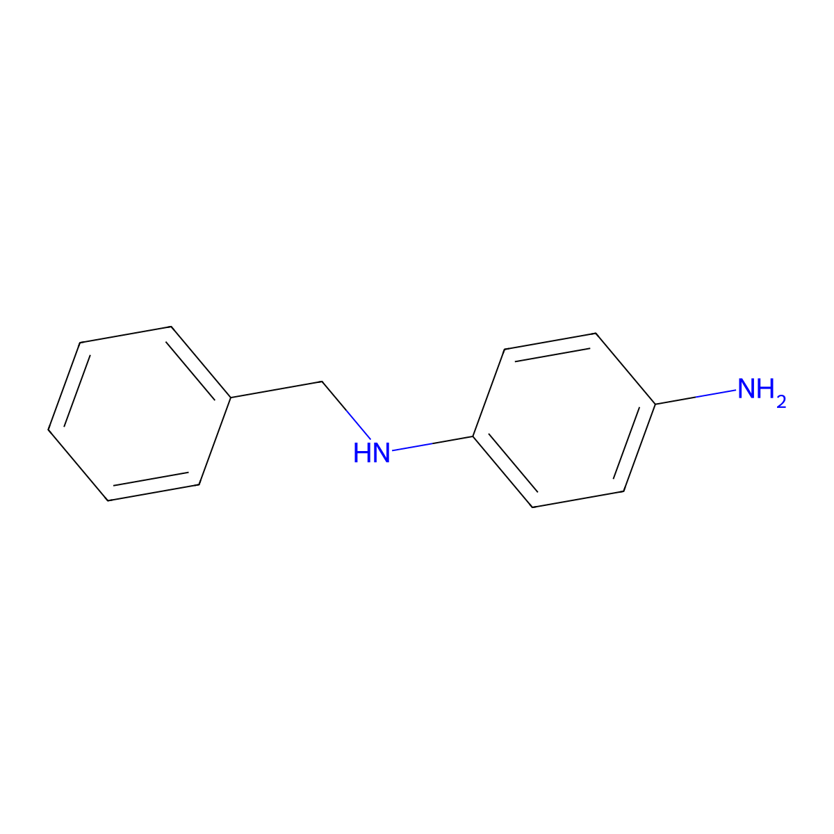 N1-Benzylbenzene-1,4-diamine molecular structure, CAS 17272-83-2