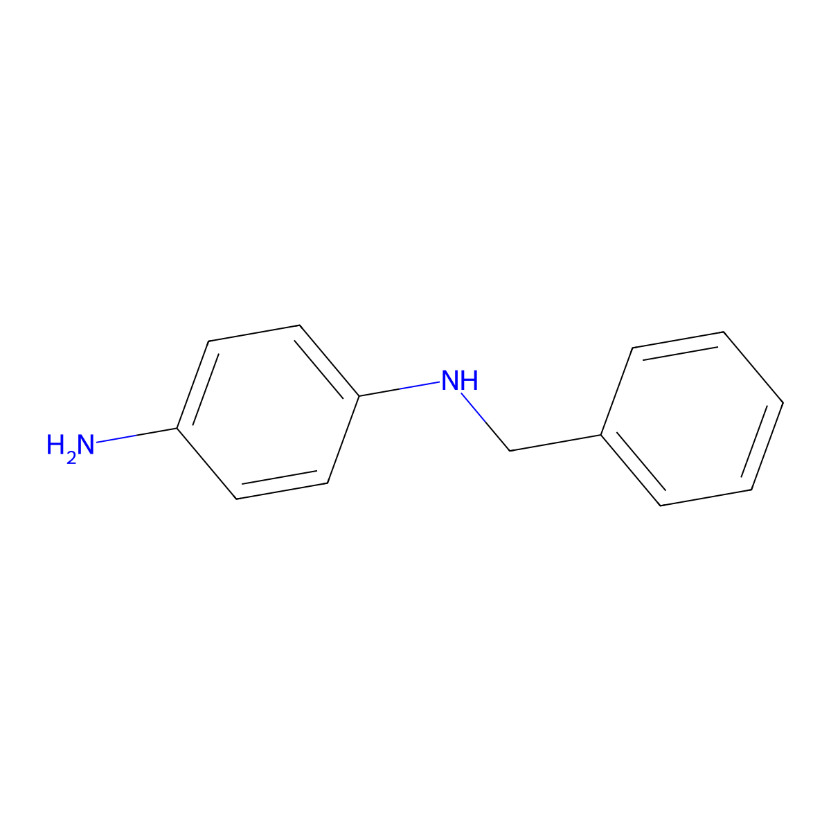 N1-Benzylbenzene-1,4-diamine molecular structure, CAS 17272-83-2