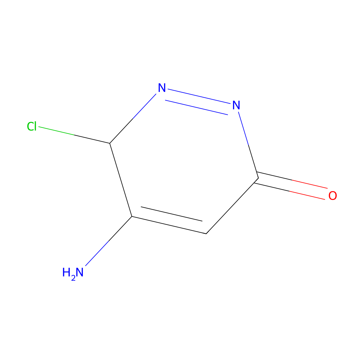 5-aMino-6-chloro-2H-pyridazin-3-one/3-chlor-4-aMino-6-hydroxy-pyridazin molecular structure, CAS 17285-22-2