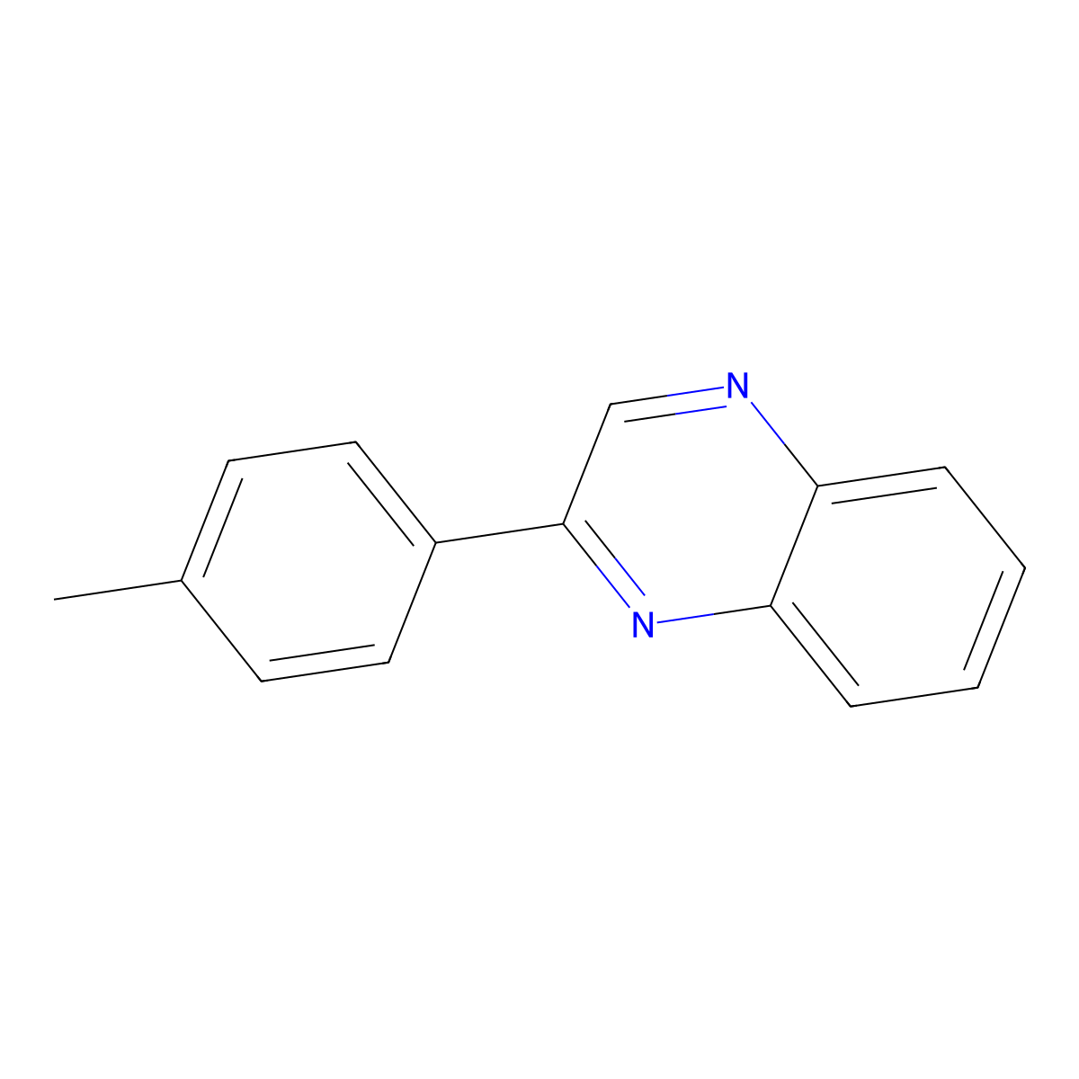 2-(4-Methylphenyl)quinoxaline molecular structure, CAS 17286-62-3