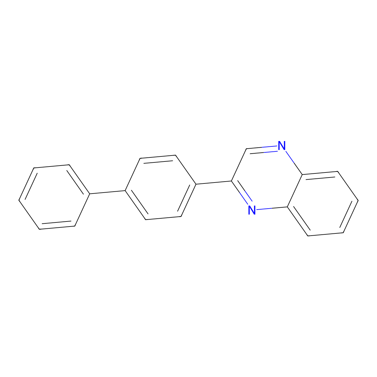 2-(Biphenyl-4-yl)quinoxaline molecular structure, CAS 17286-67-8