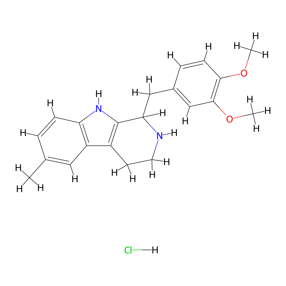 LY 272015 Hydrochloride molecular structure, CAS 172895-15-7