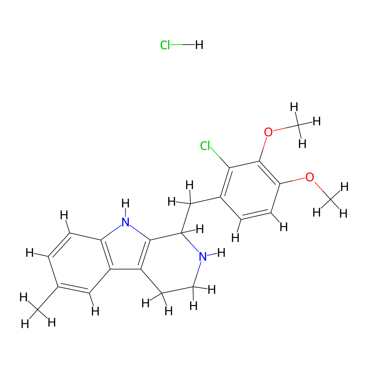 LY 266097 hydrochloride molecular structure, CAS 172895-39-5