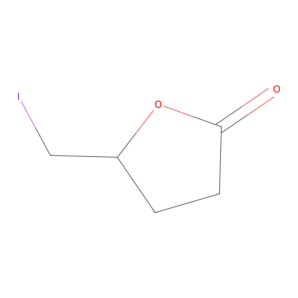 5-(Iodomethyl)oxolan-2-one molecular structure, CAS 1729-32-4
