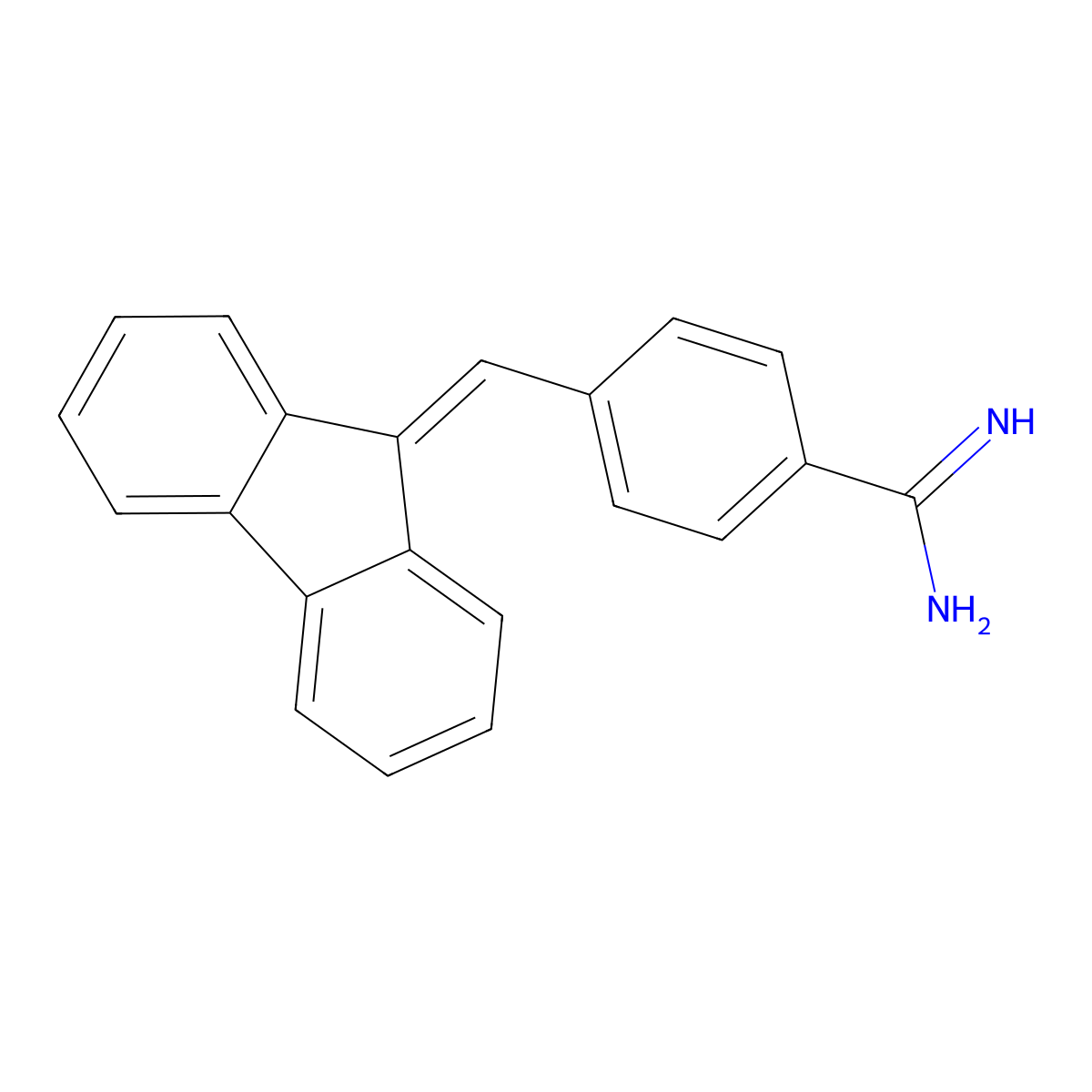 Paranyline molecular structure, CAS 1729-61-9