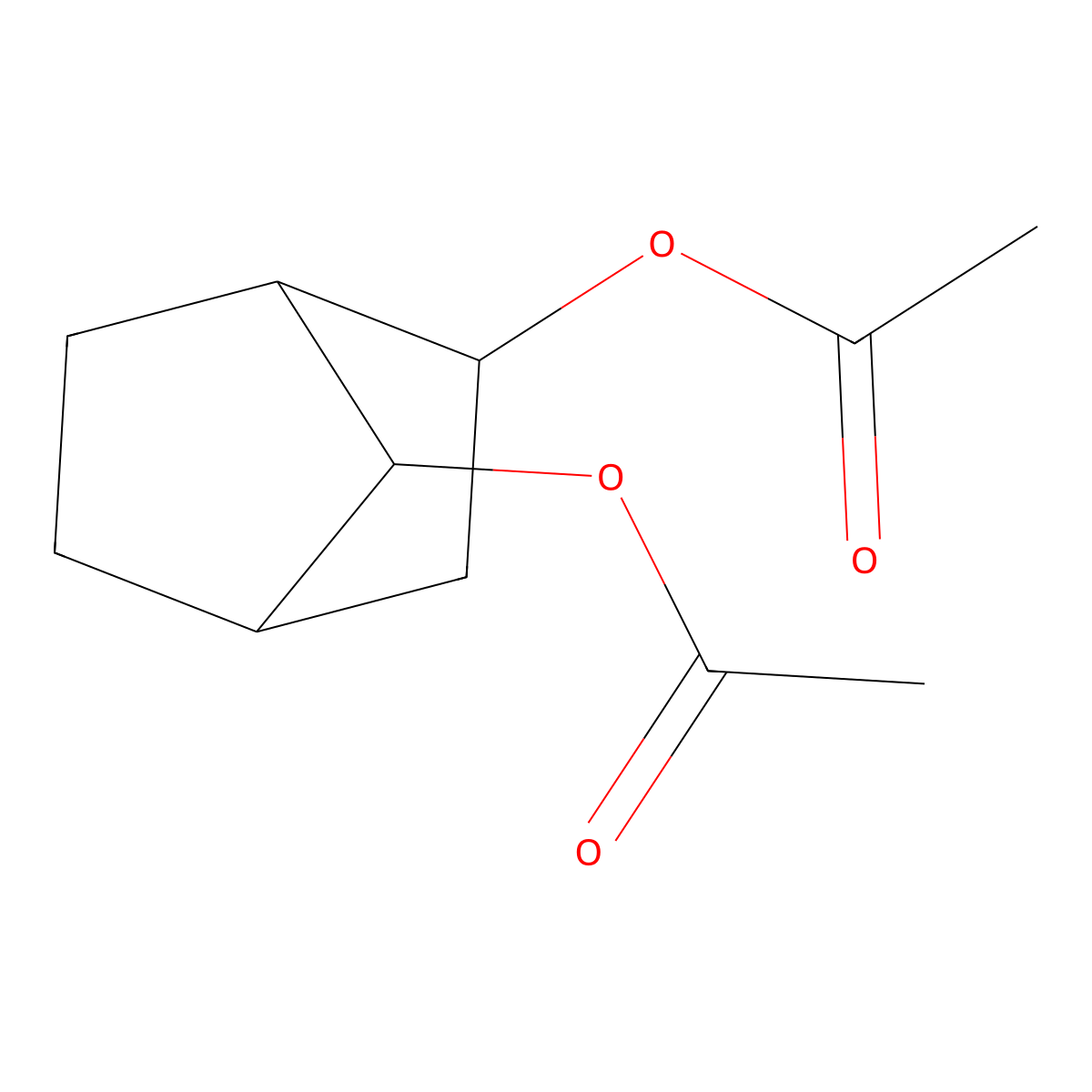 Diacetoxynorbornane molecular structure, CAS 17290-00-5