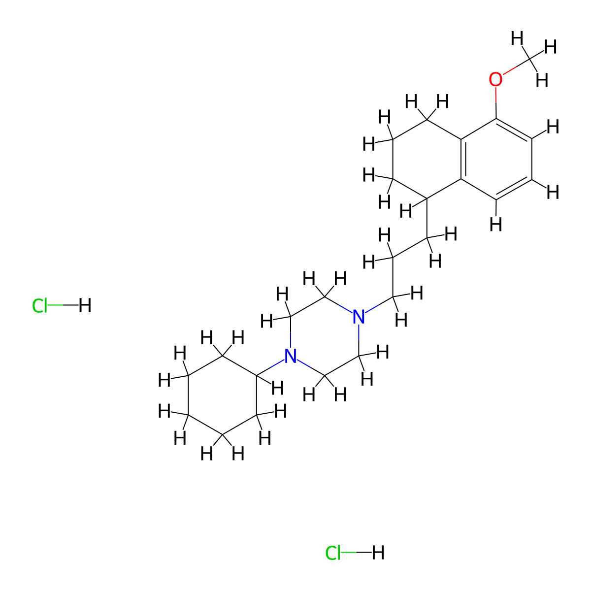 PB28 dihydrochloride molecular structure, CAS 172907-03-8