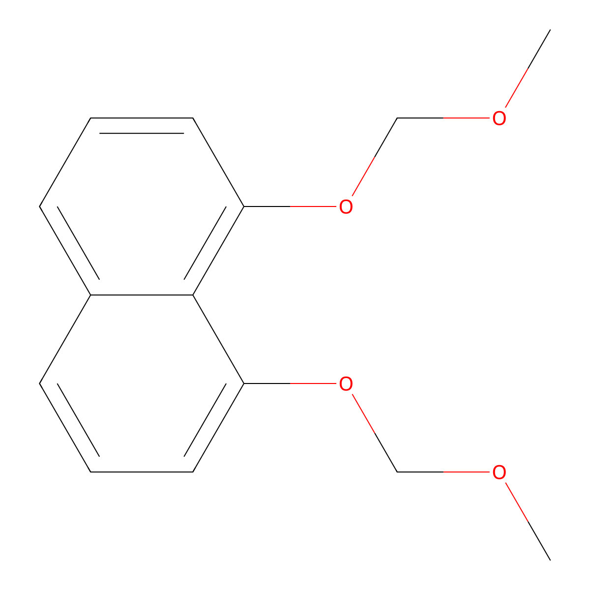 1,8-Bis(methoxymethoxy)naphthalene molecular structure, CAS 172915-62-7