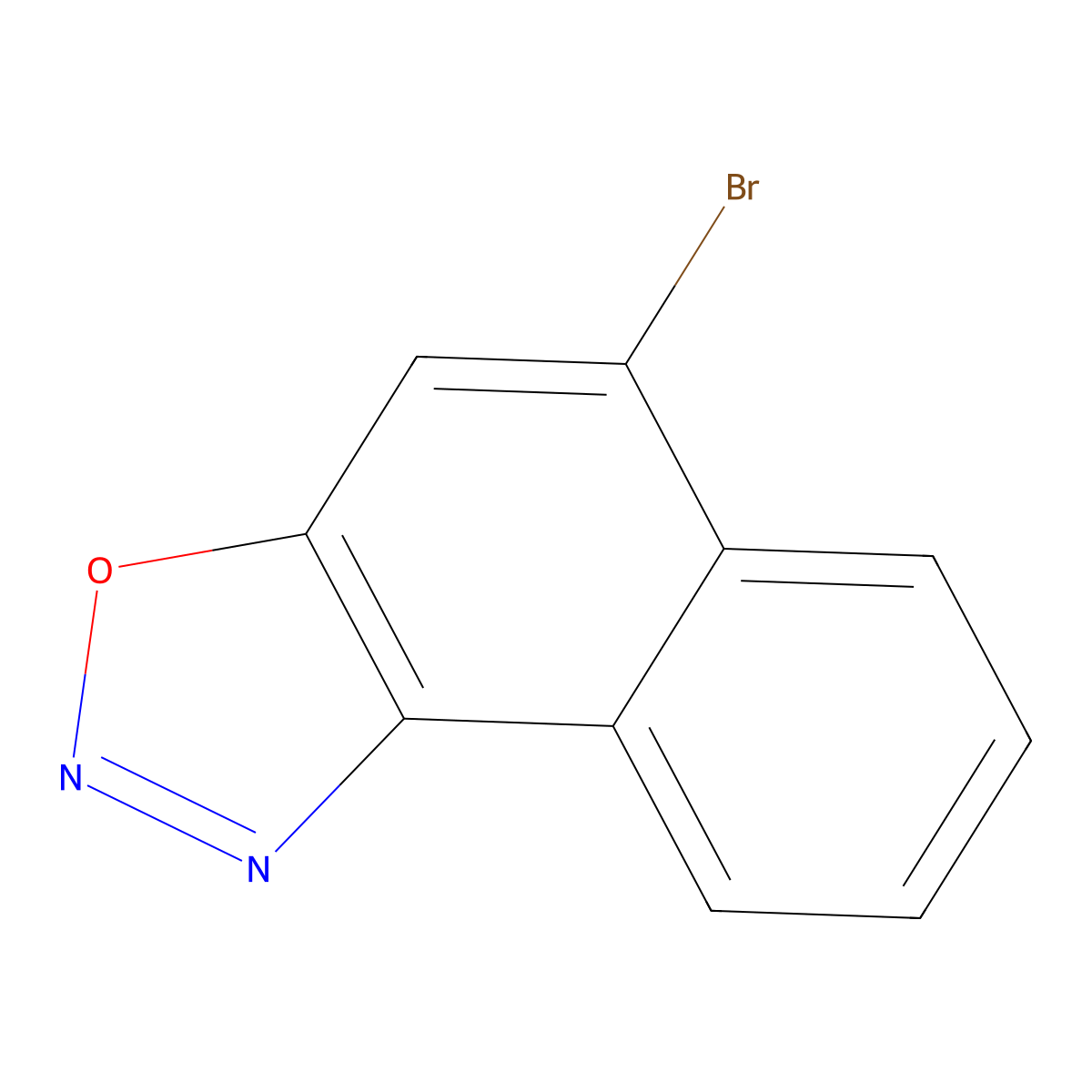 5-Bromonaphtho[1,2-d][1,2,3]oxadiazole molecular structure, CAS 172943-00-9