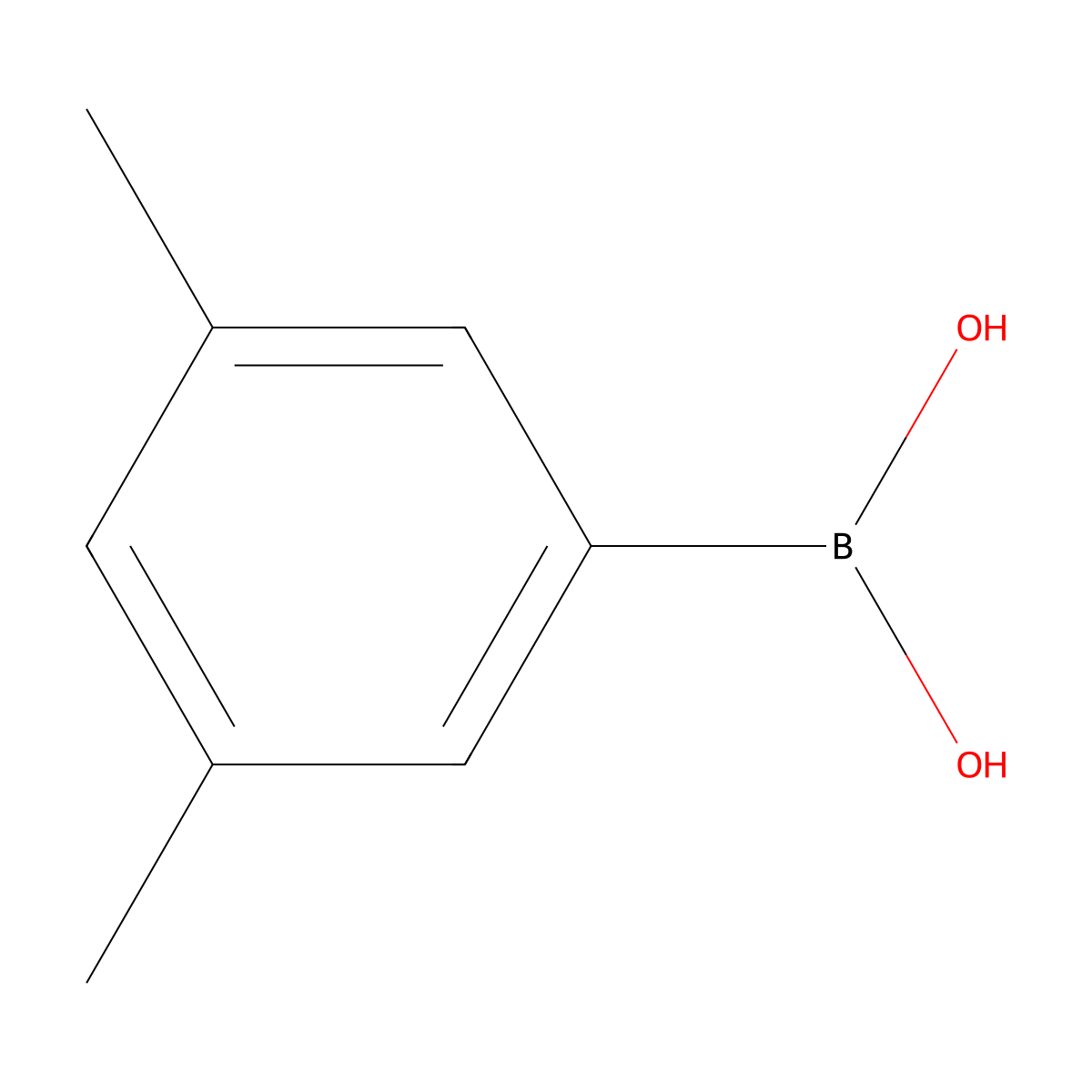 3,5-Dimethylphenylboronic acid molecular structure, CAS 172975-69-8