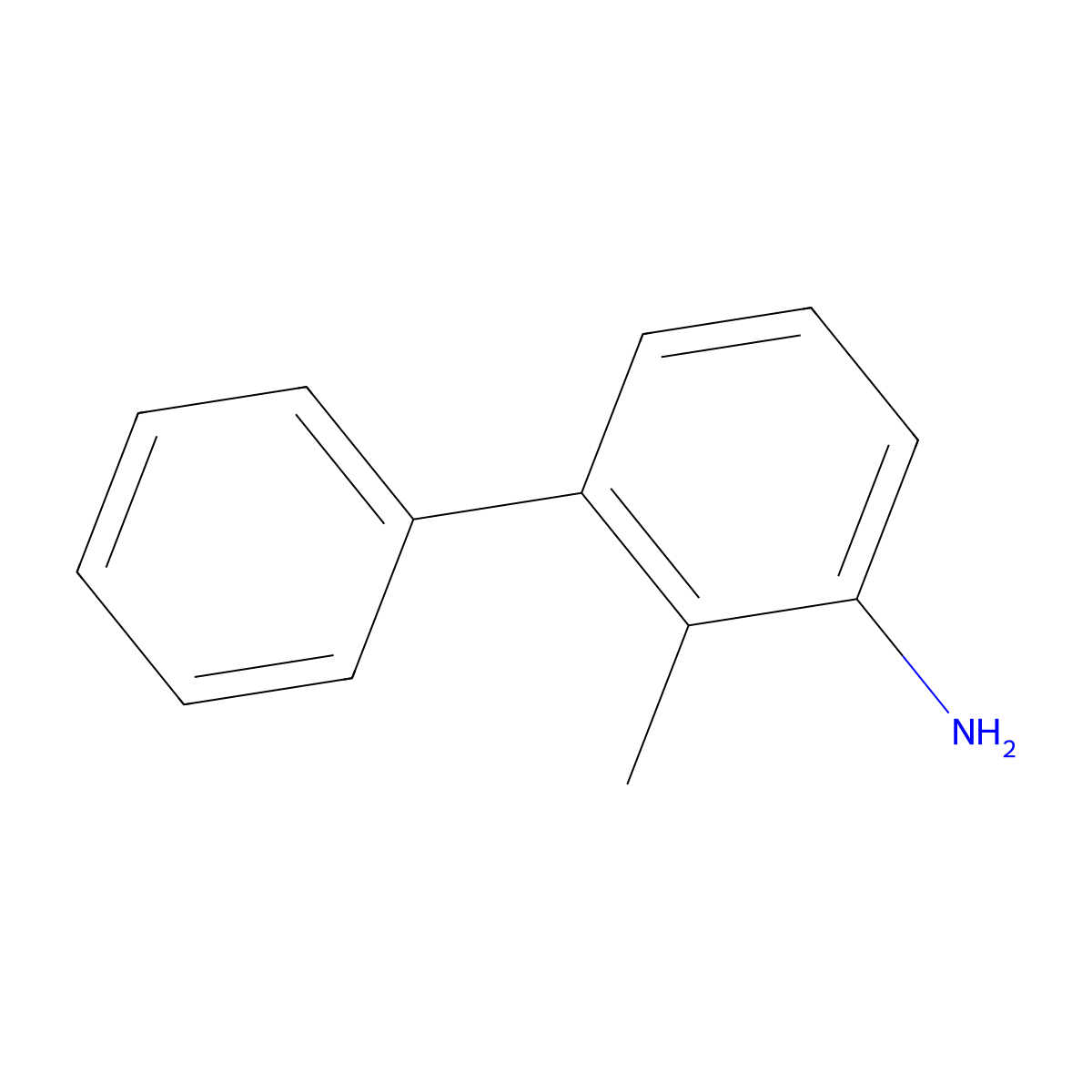 2-Methyl-[1,1'-biphenyl]-3-amine molecular structure, CAS 172975-98-3