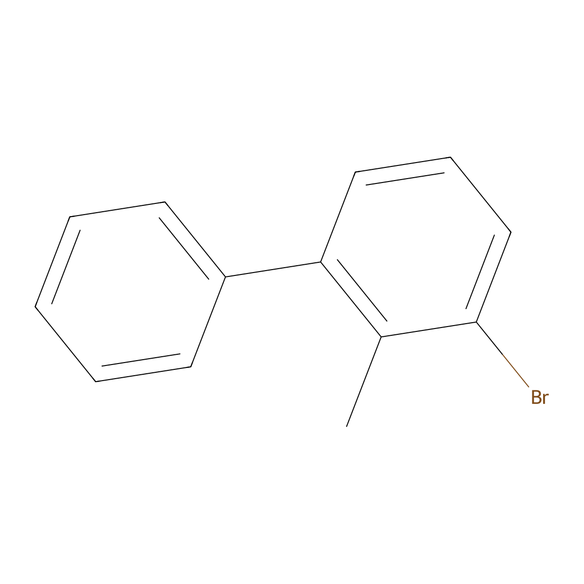 3-Bromo-2-methyl-1,1'-biphenyl molecular structure, CAS 172976-00-0