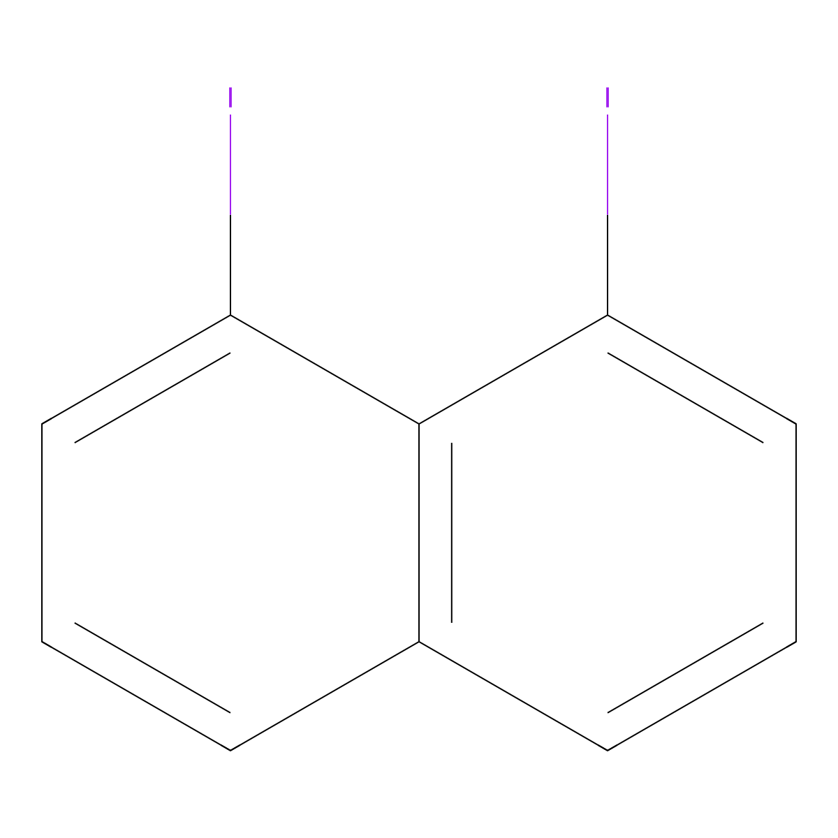 1,8-Diiodonaphthalene molecular structure, CAS 1730-04-7