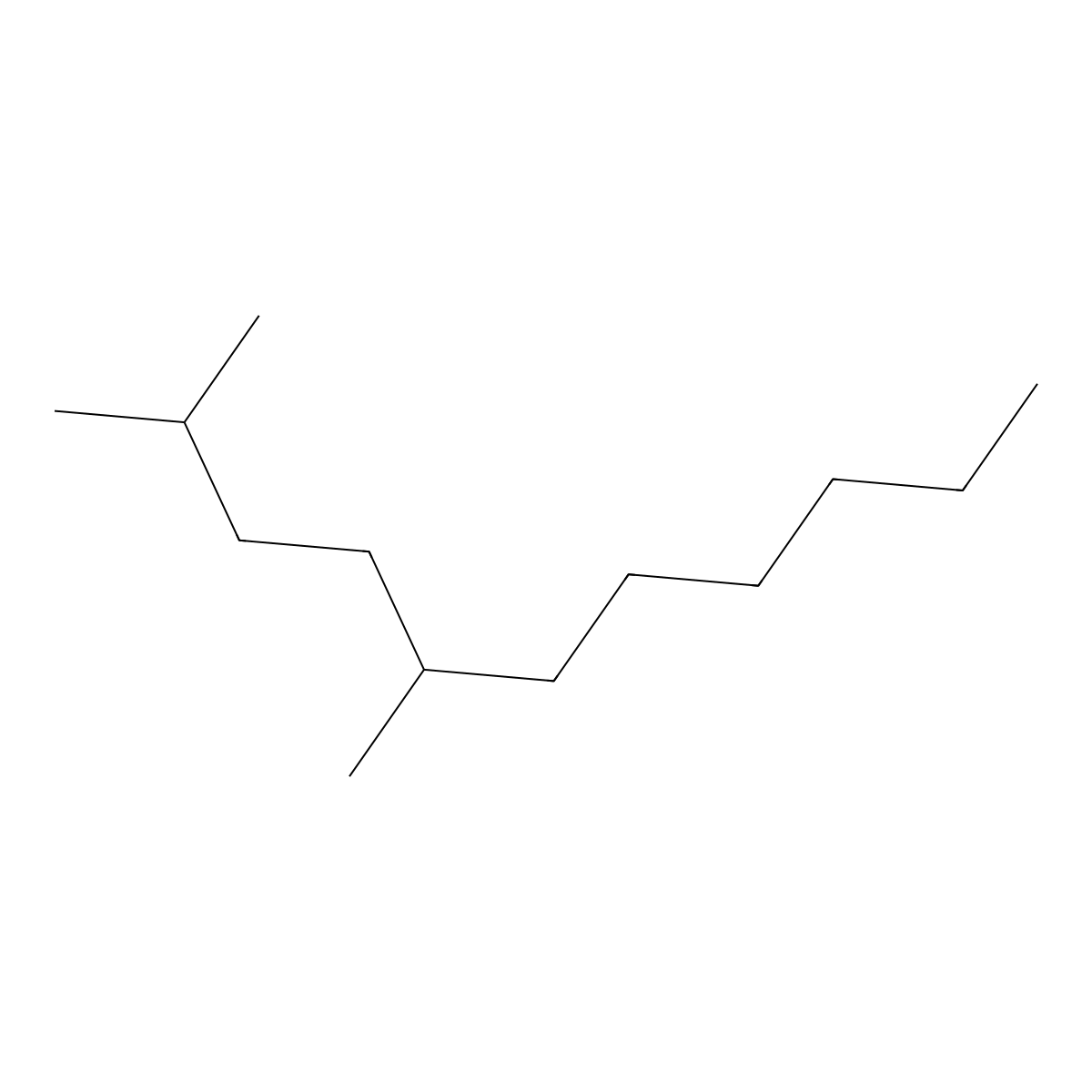 2,5-Dimethylundecane molecular structure, CAS 17301-22-3
