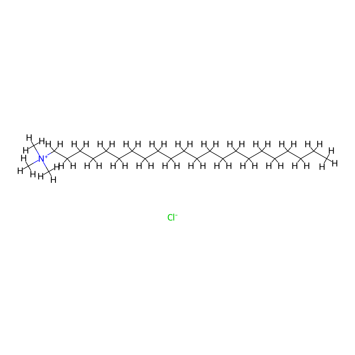 Behentrimonium Chloride molecular structure, CAS 17301-53-0