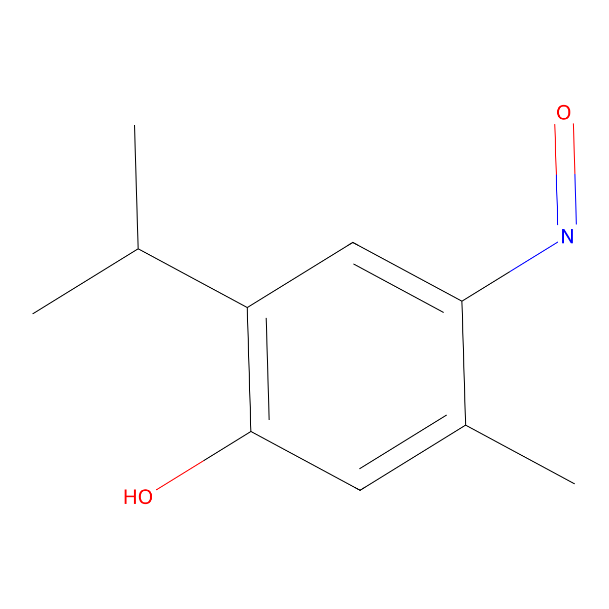 6-Nitrosothymol molecular structure, CAS 17302-61-3