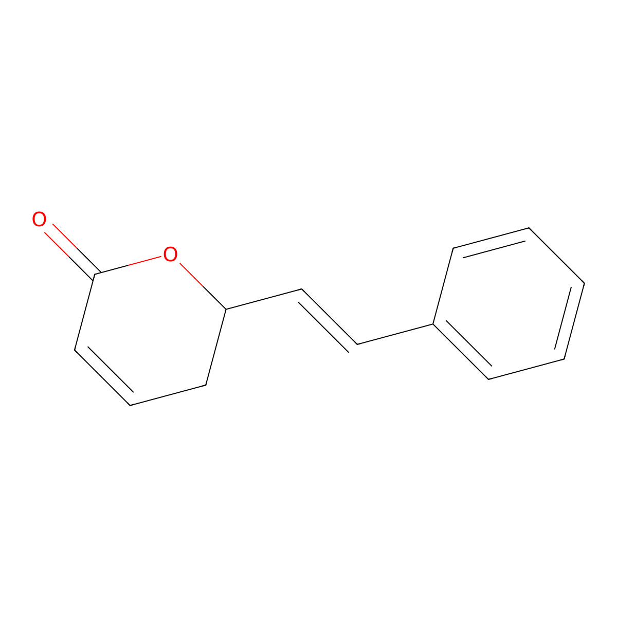 Goniothalamin molecular structure, CAS 17303-67-2