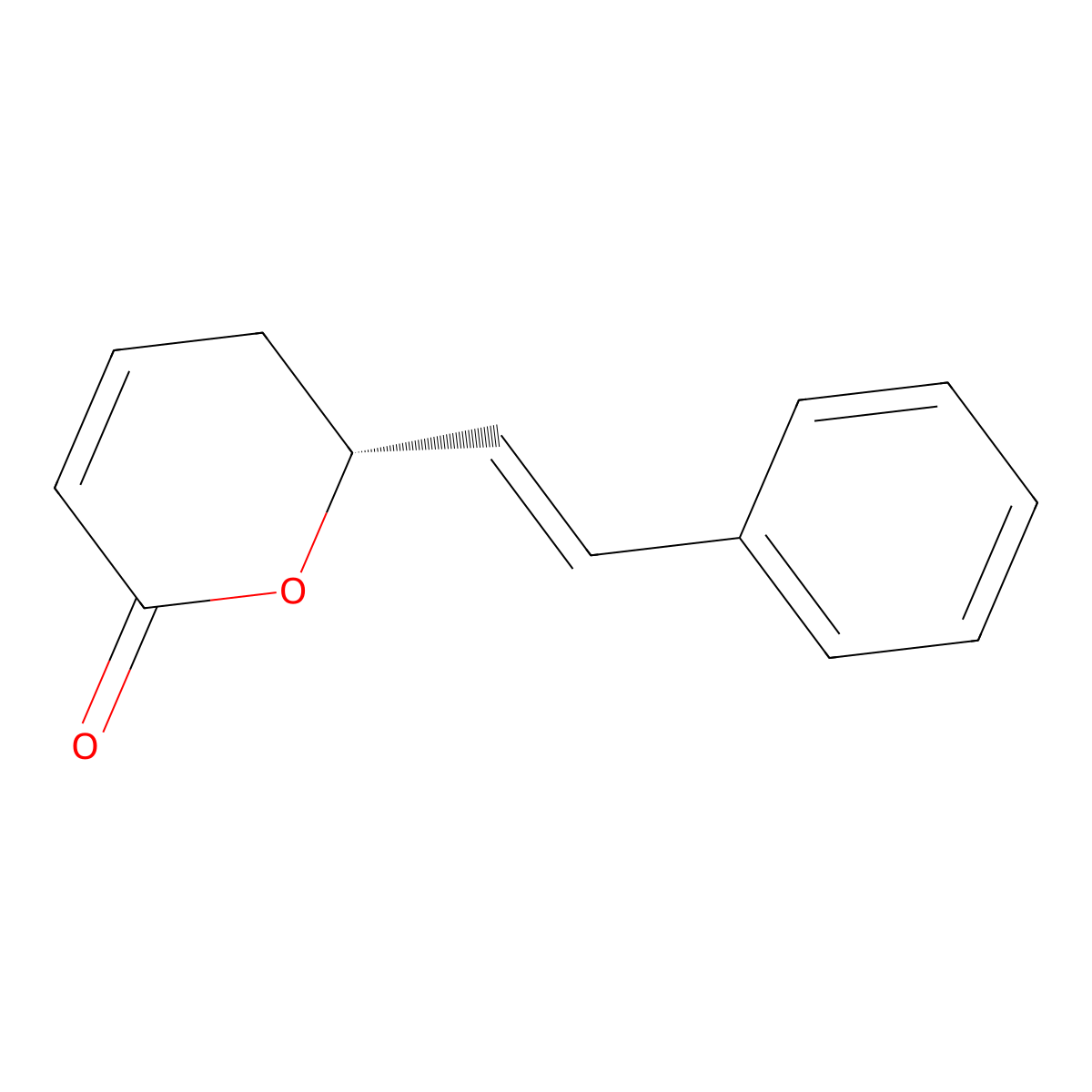 Goniothalamin molecular structure, CAS 17303-67-2