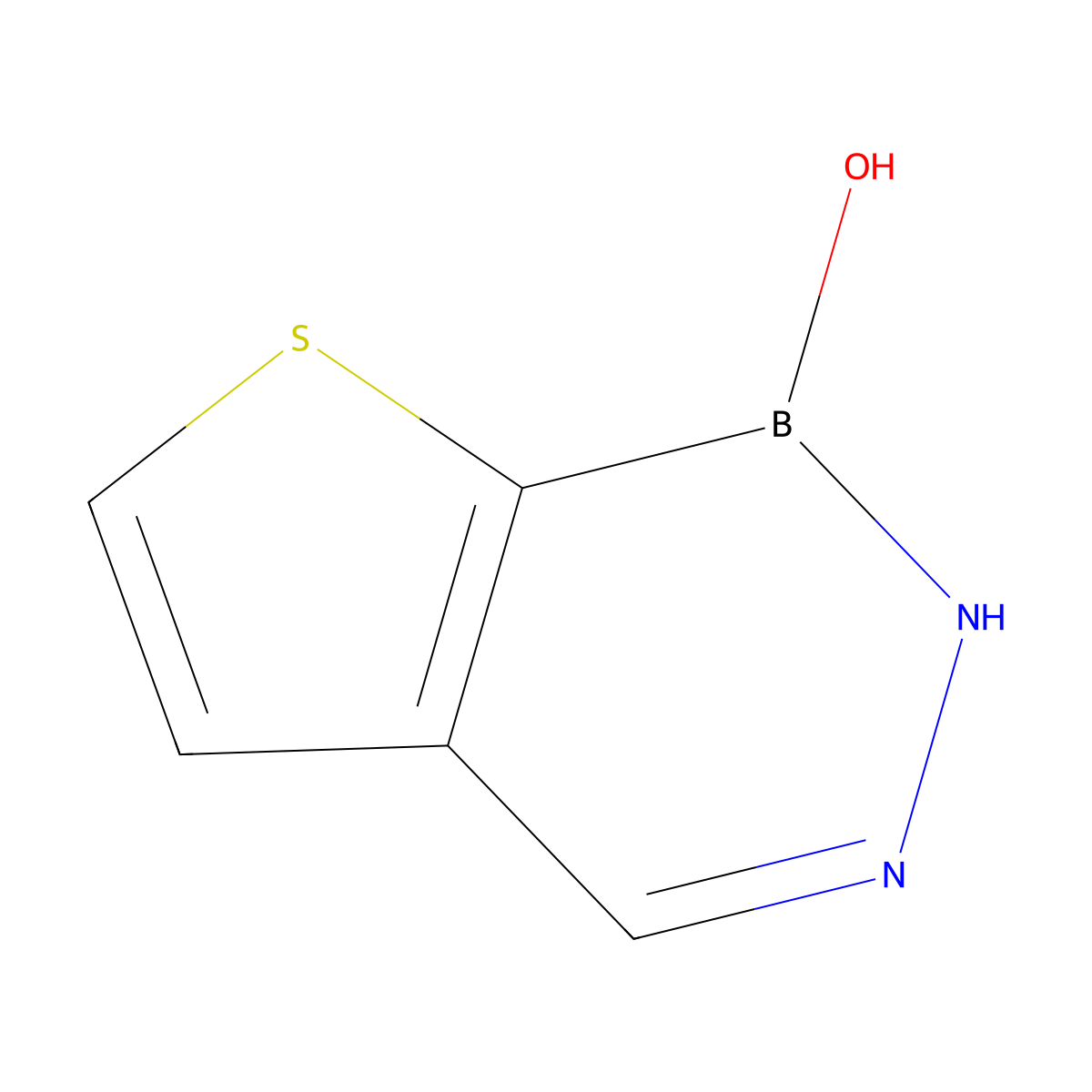 thieno[2,3-d][1,2,3]diazaborinin-1(2H)-ol molecular structure, CAS 17303-84-3