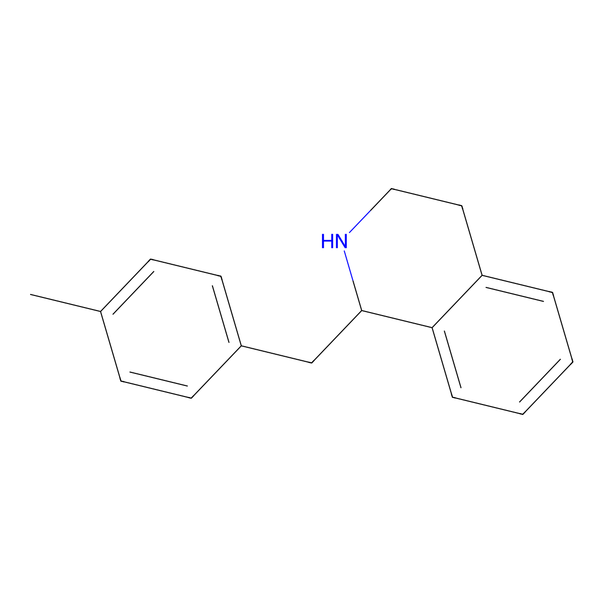 1-[(4-Methylphenyl)methyl]-1,2,3,4-tetrahydroisoquinoline molecular structure, CAS 173034-83-8