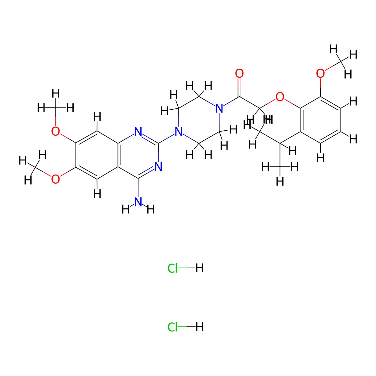 Rec 15/2615 dihydrochloride molecular structure, CAS 173059-17-1