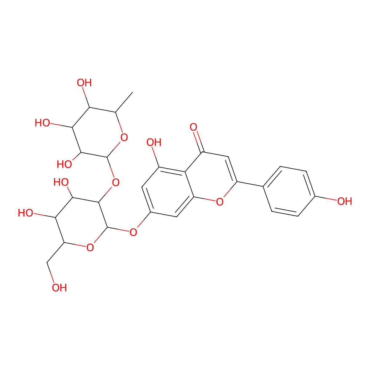 Rhoifolin molecular structure, CAS 17306-46-6