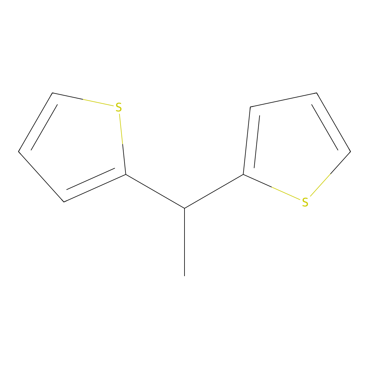 2-[1-(Thiophen-2-yl)ethyl]thiophene molecular structure, CAS 17306-49-9