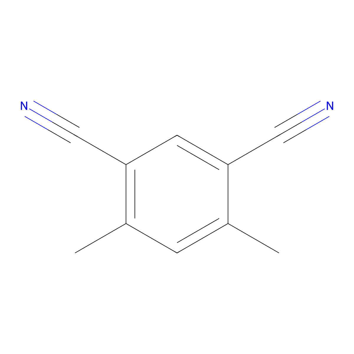 4,6-Dimethyl-isophthalonitrile molecular structure, CAS 17309-31-8