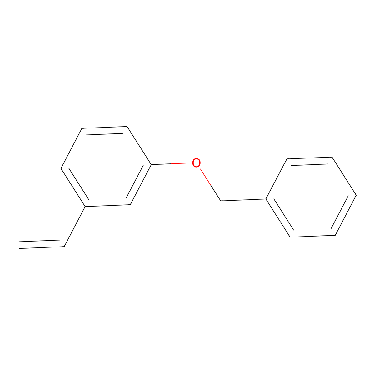 1-Benzyloxy-3-vinylbenzene molecular structure, CAS 173098-21-0