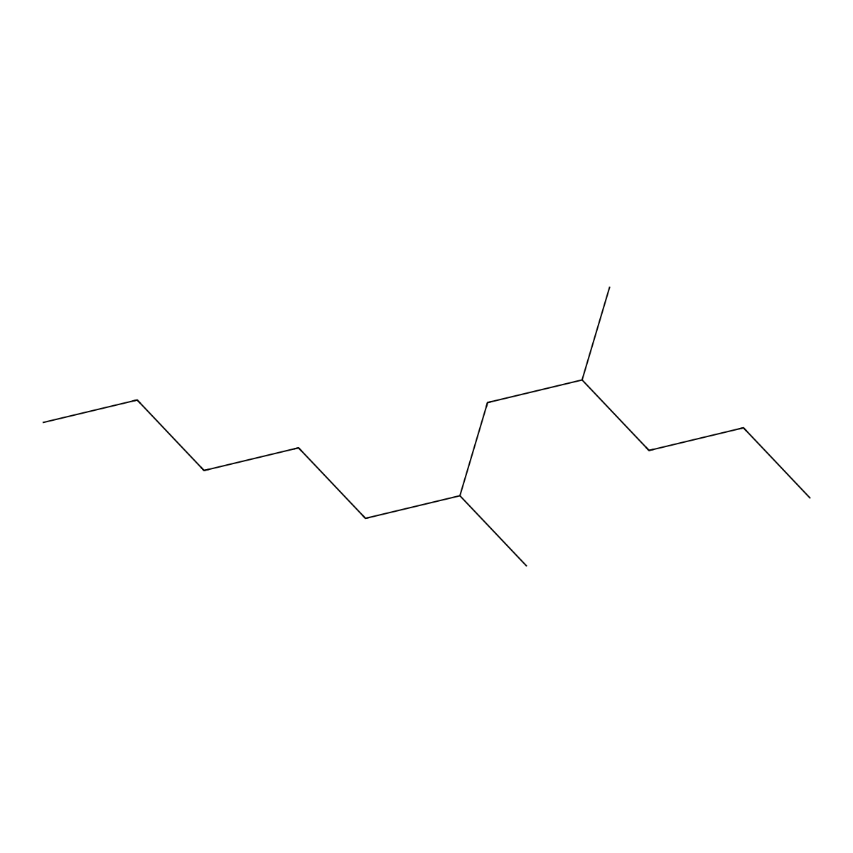 4,6-Dimethylundecane molecular structure, CAS 17312-82-2