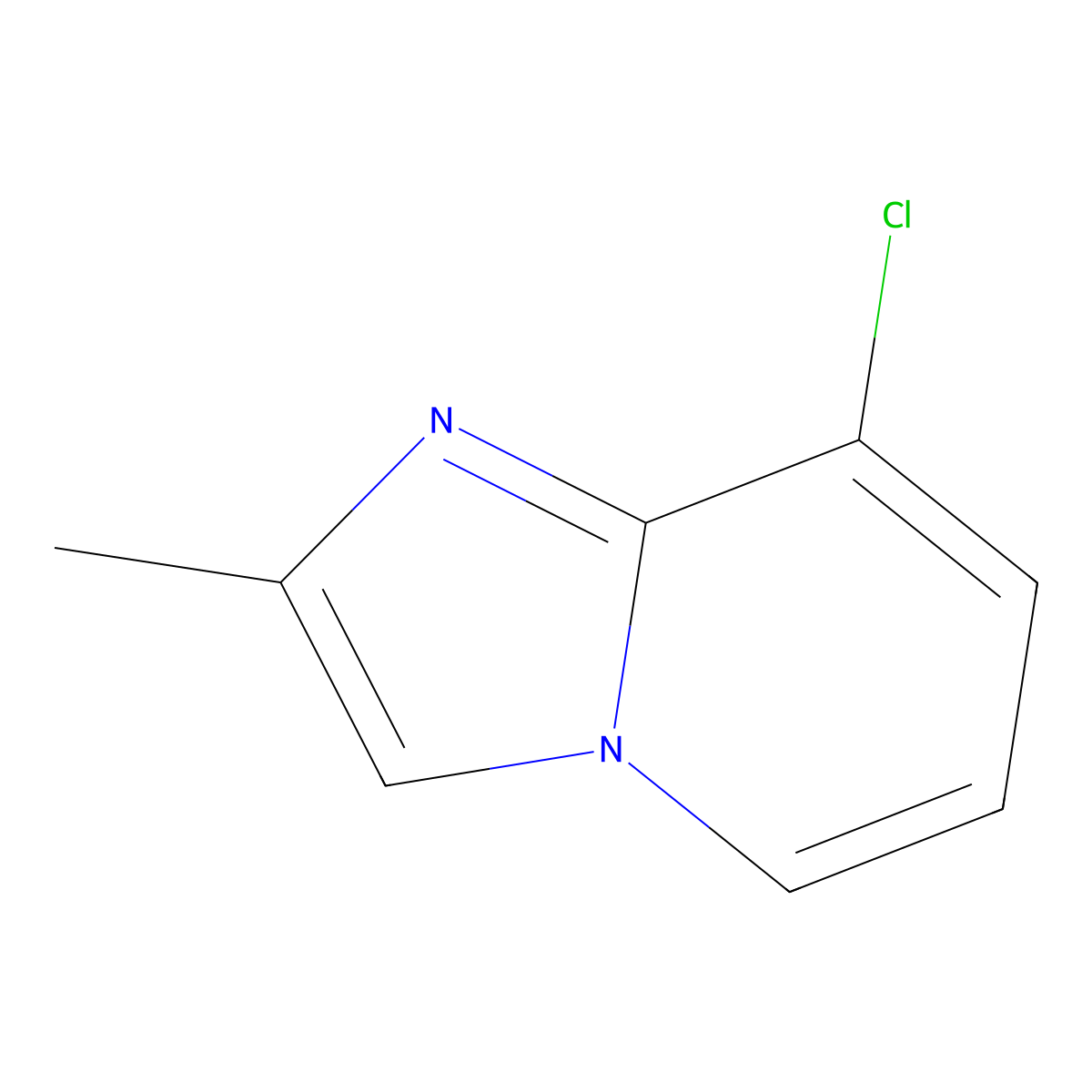 8-Chloro-2-methylimidazo[1,2-a]pyridine molecular structure, CAS 173159-42-7