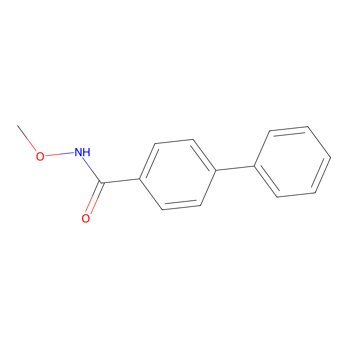 N-Methoxy[1,1'-biphenyl]-4-carboxamide molecular structure, CAS 173171-19-2