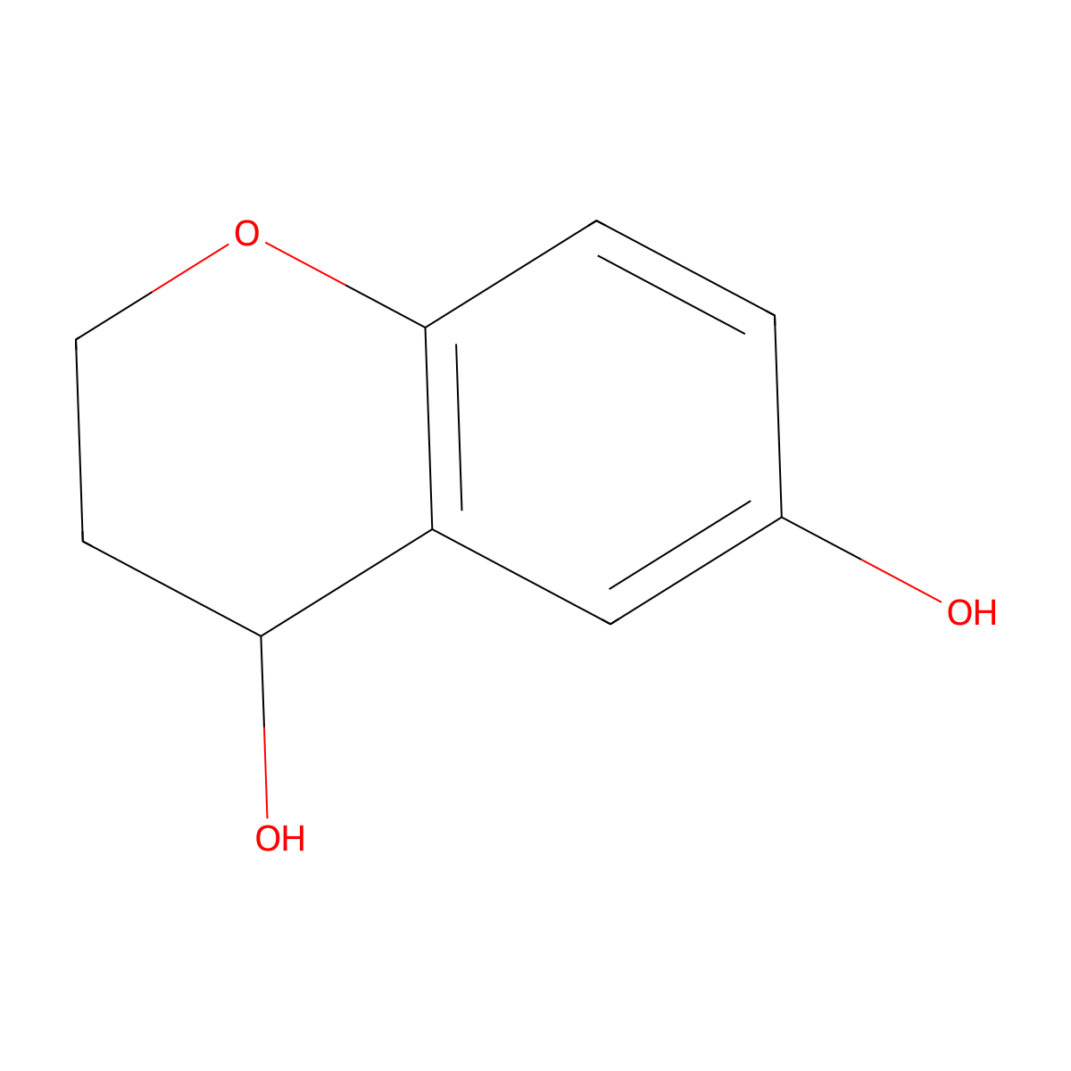 Chromane-4,6-diol molecular structure, CAS 173180-00-2