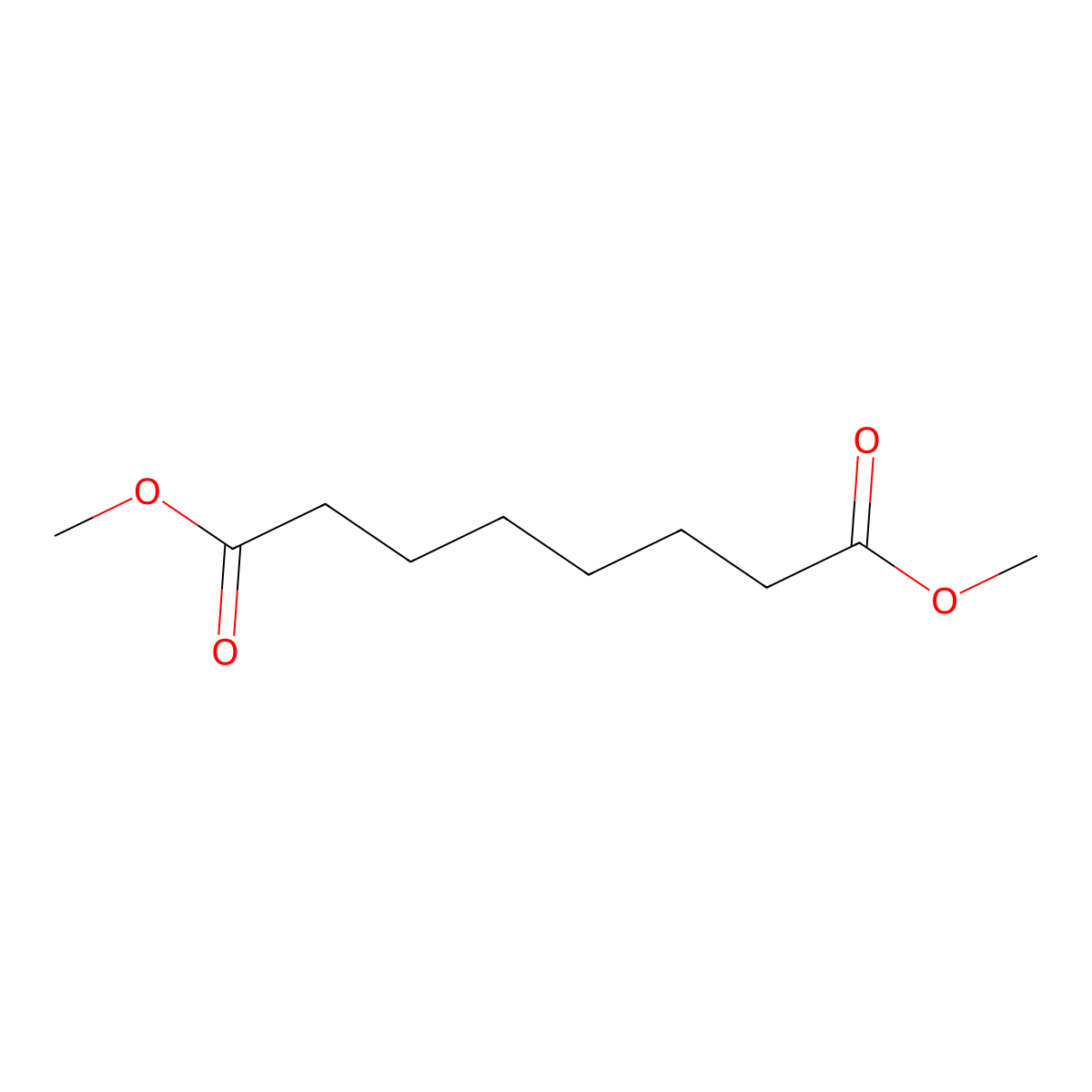 Dimethyl suberate molecular structure, CAS 1732-09-8