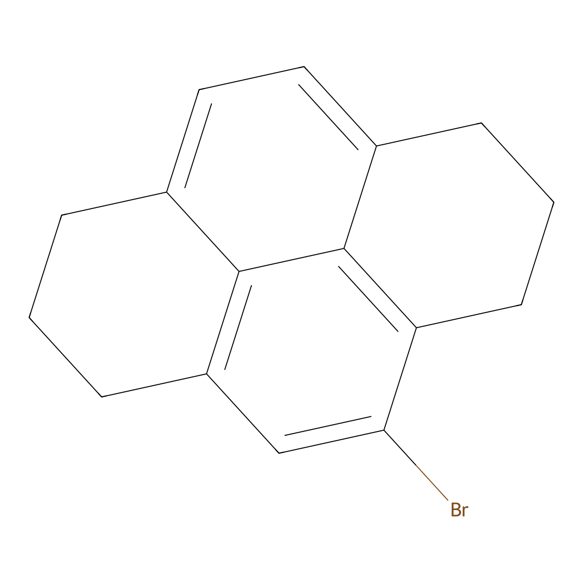 4-Bromo-1,2,3,6,7,8-hexahydropyrene molecular structure, CAS 1732-25-8