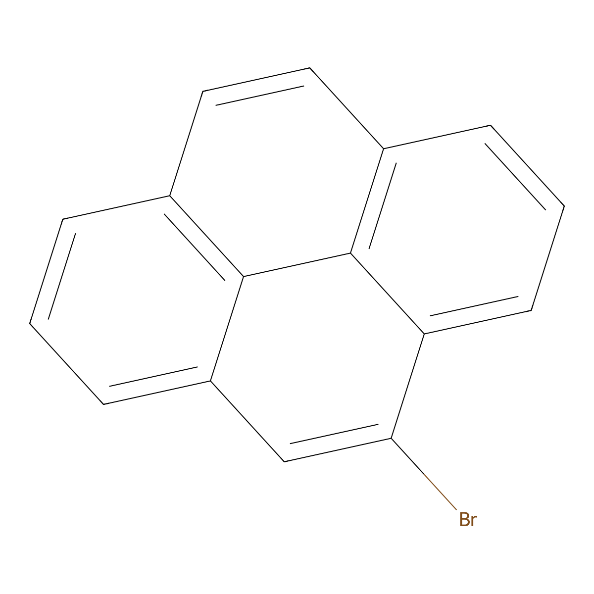 4-Bromopyrene molecular structure, CAS 1732-26-9