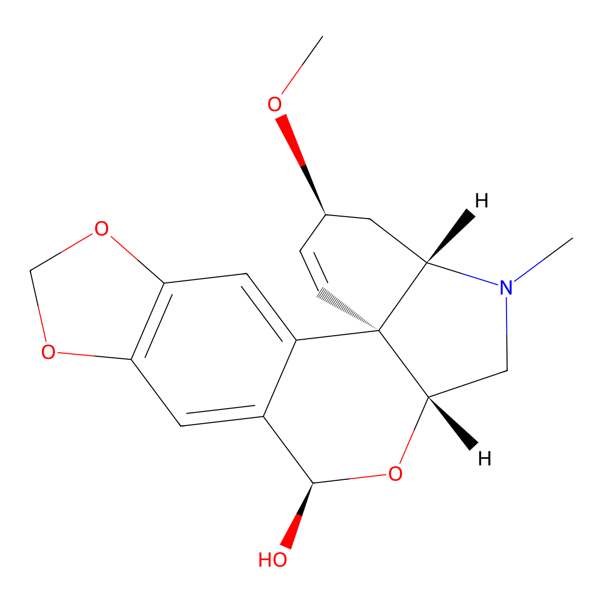 Pretazettine molecular structure, CAS 17322-84-8