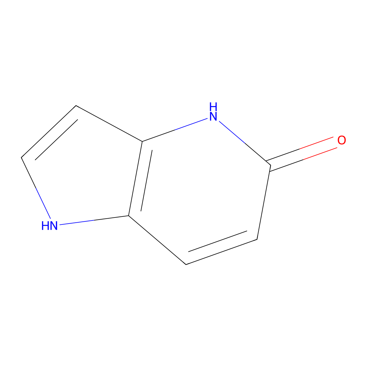 1H-Pyrrolo[3,2-b]pyridin-5-ol molecular structure, CAS 17322-91-7