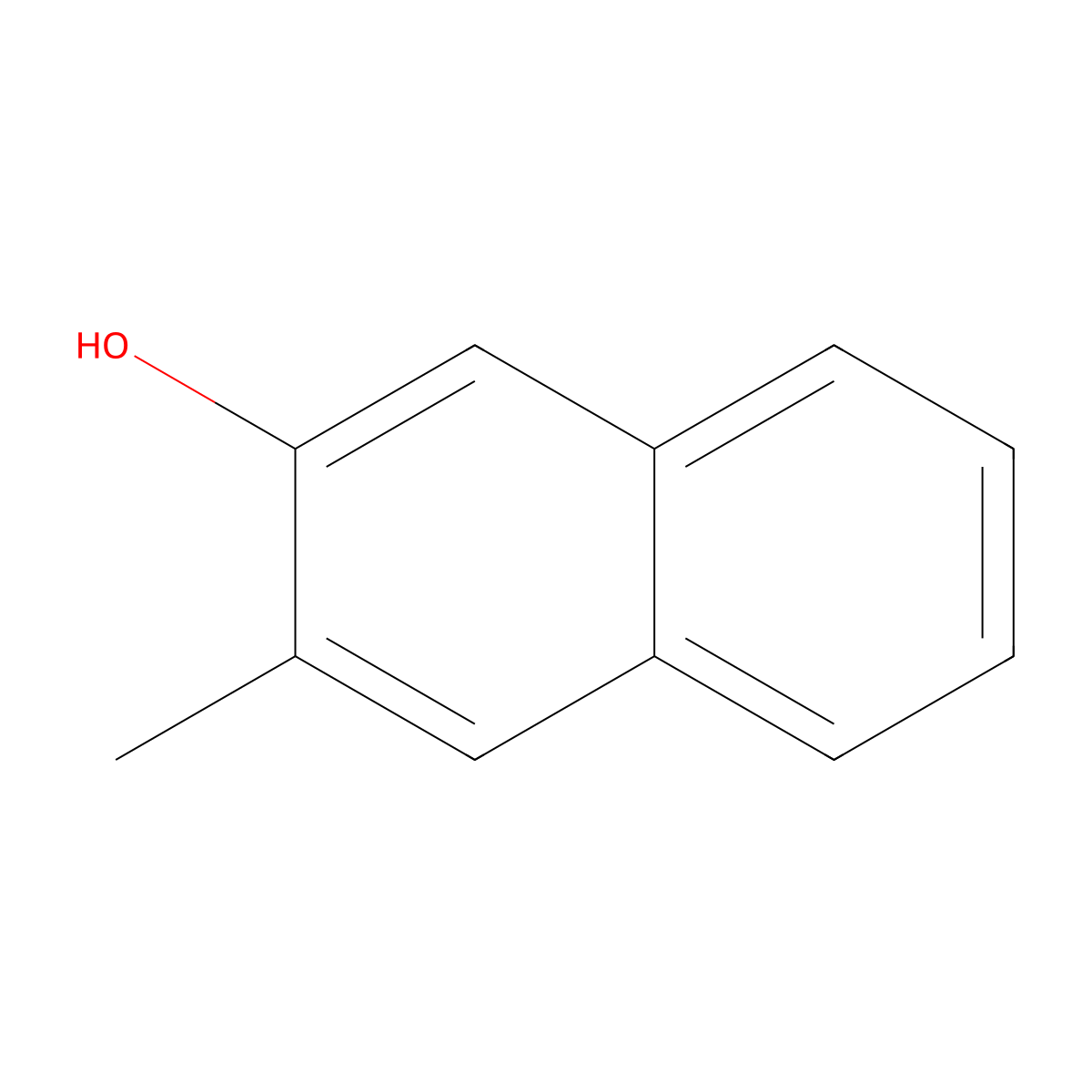 3-Methyl-2-naphthol molecular structure, CAS 17324-04-8