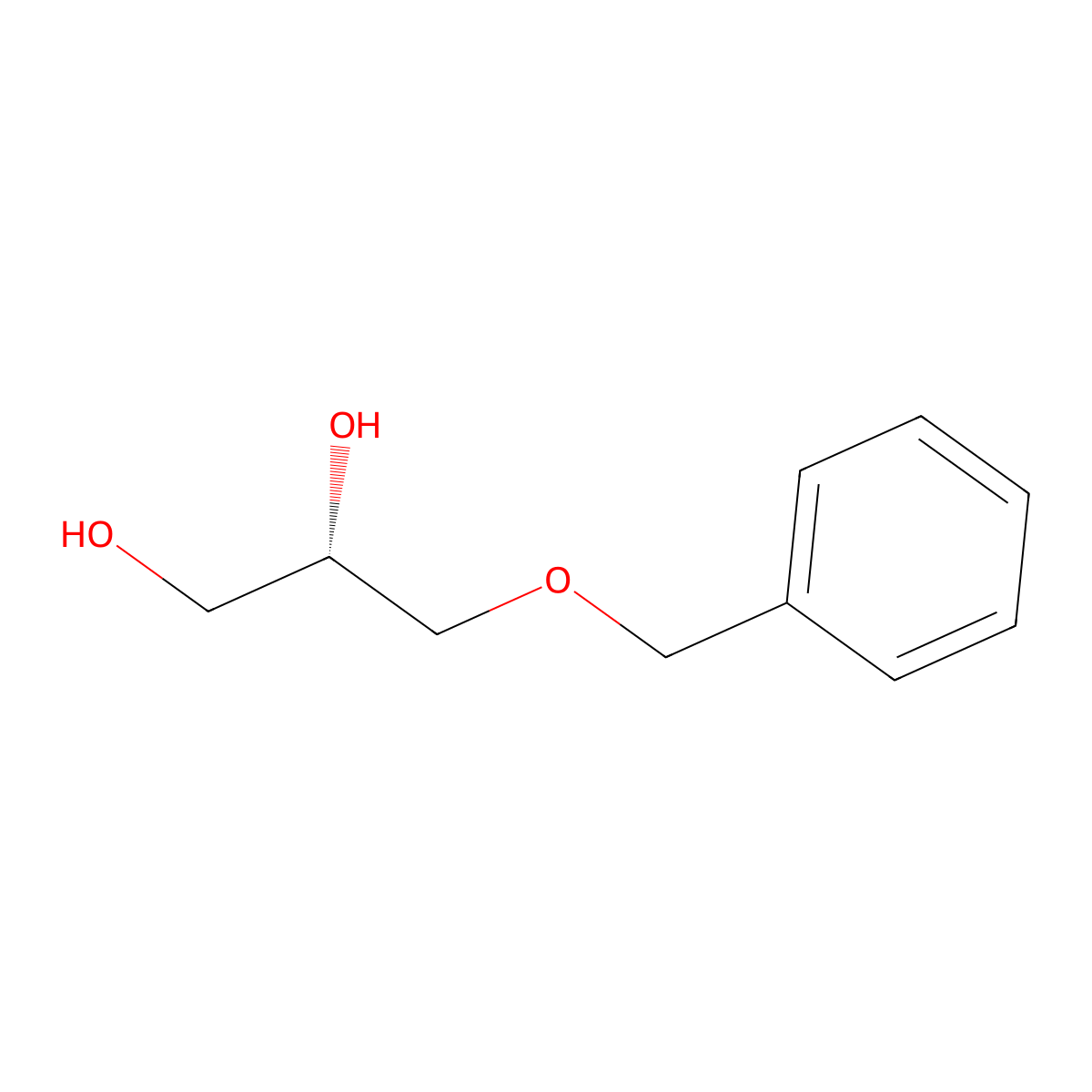3-(Benzyloxy)propane-1,2-diol molecular structure, CAS 17325-85-8