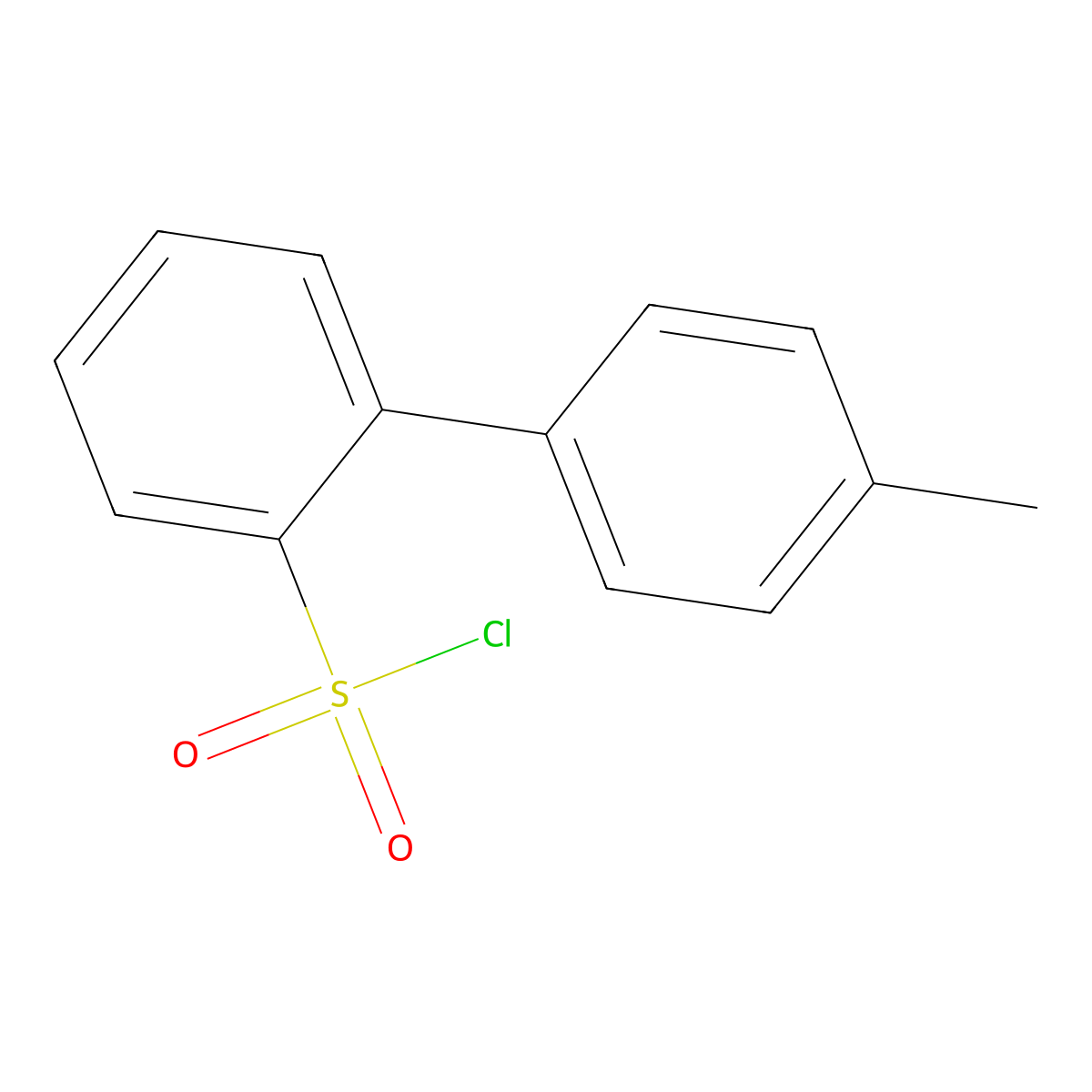 [2-(4-Methylphenyl)phenyl]sulfonyl chloride molecular structure, CAS 173253-46-8