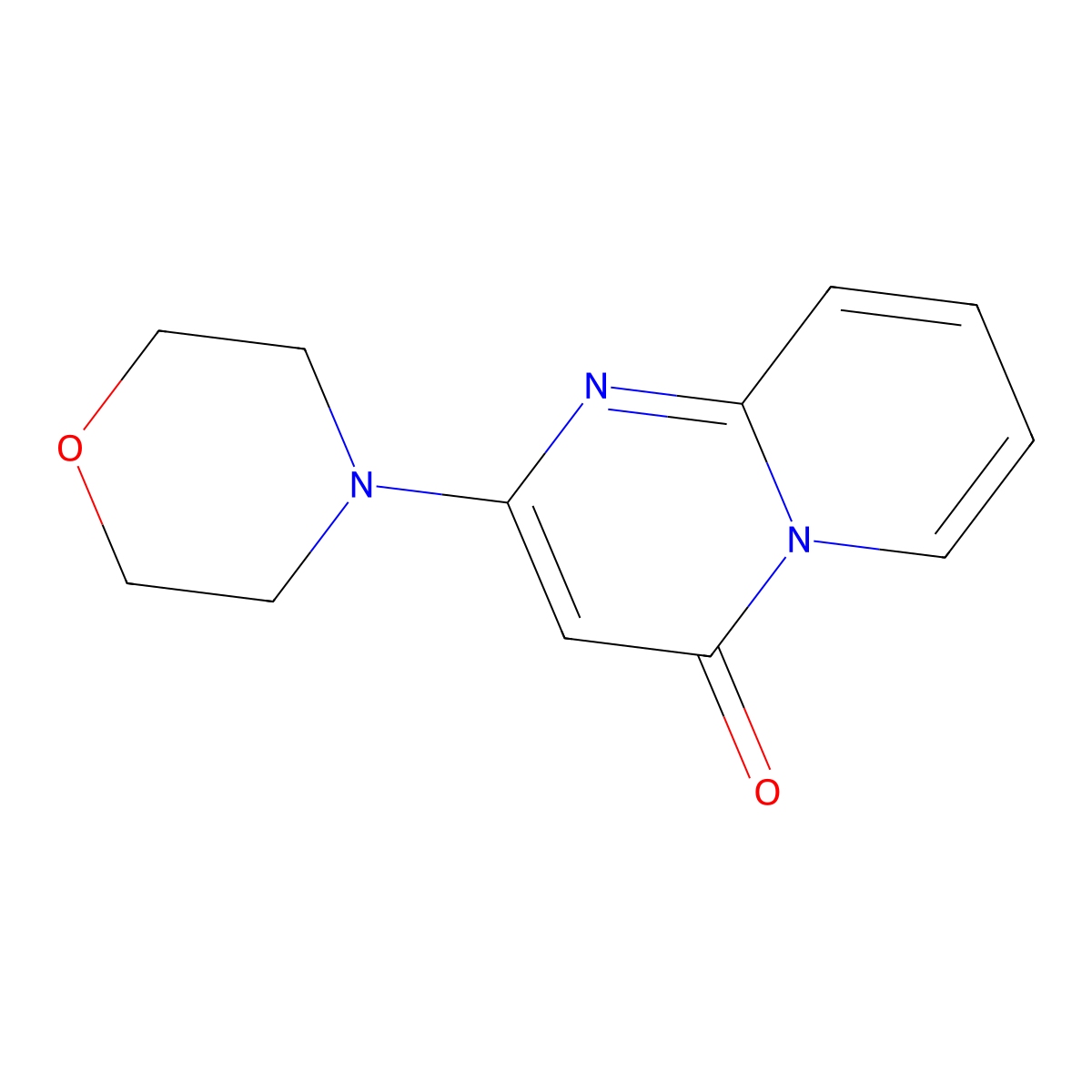 2-Morpholin-4-yl-pyrido[1,2-a]pyrimidin-4-one molecular structure, CAS 17326-31-7