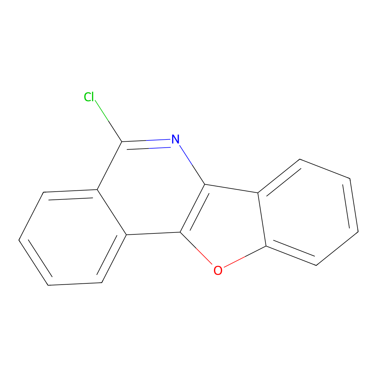 5-Chloro-benzofuro[3,2-c]isoquinoline molecular structure, CAS 173279-72-6