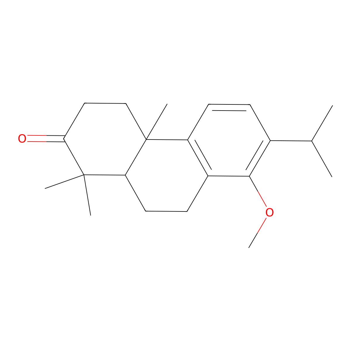 Triptonoterpene methyl ether molecular structure, CAS 173293-35-1