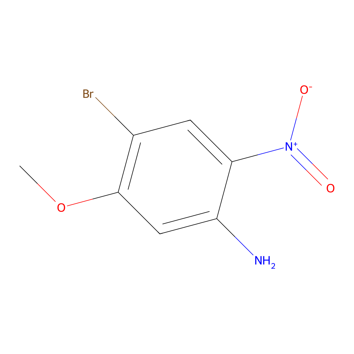 4-Bromo-5-methoxy-2-nitroaniline molecular structure, CAS 173312-36-2