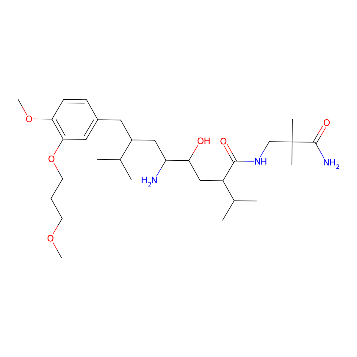 Aliskiren molecular structure, CAS 173334-57-1